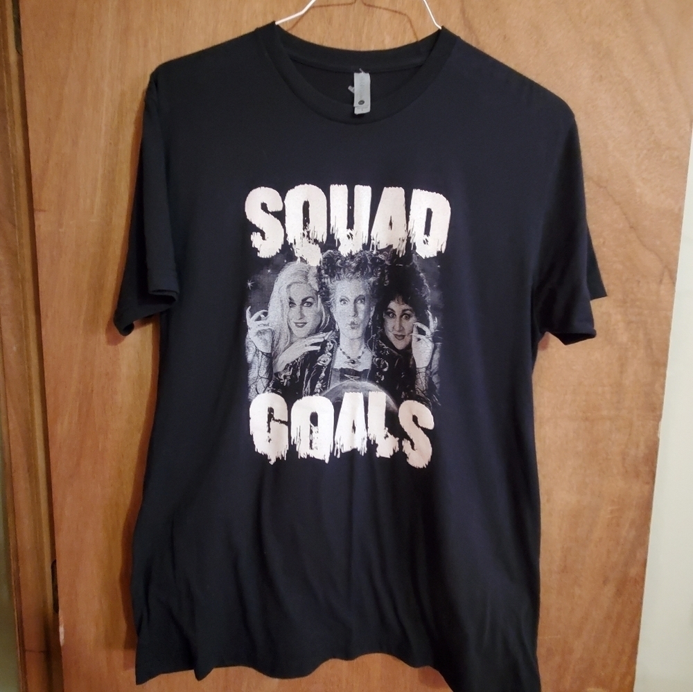 Next Level Apparel. Hocus Pocus Halloween Fall Black Short Sleeve Tshirt Large